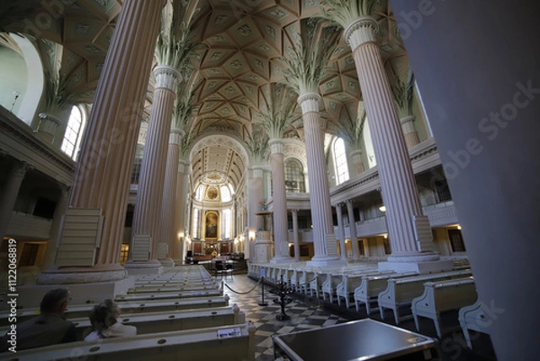 Obraz Leipzig, Nikolaikirche, Kirchenschiff