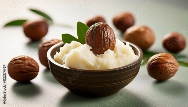 Obraz gorgeous shea nut filled with shea butter