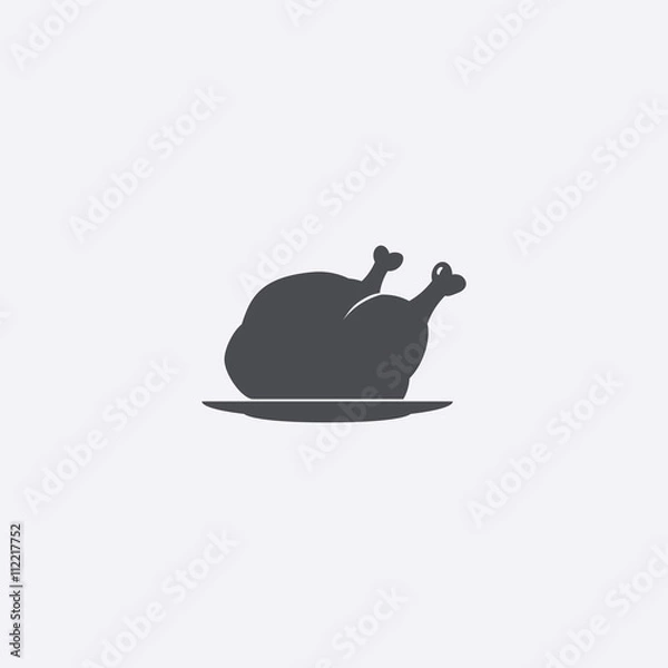 Obraz Chicken icon