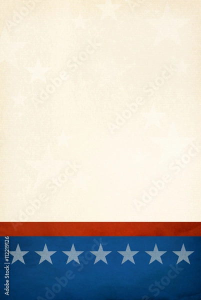 Obraz Patriotic background with room for copy space.