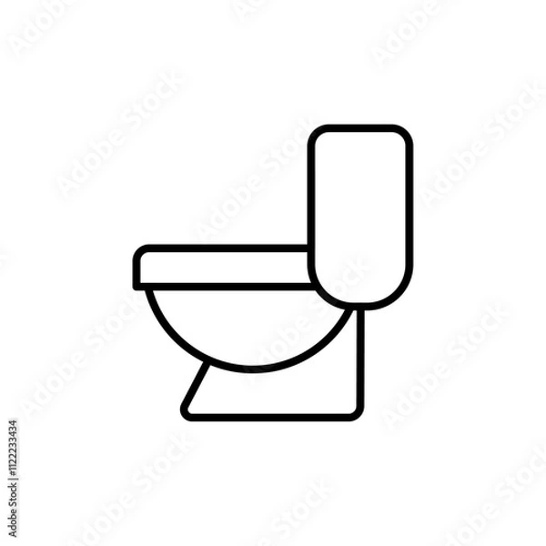 Obraz commode icon simple flat vector logo