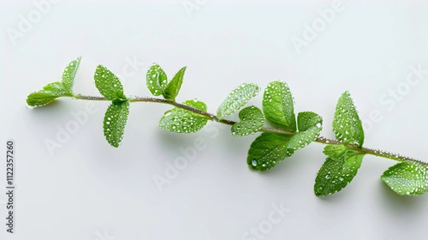 Obraz Dewy Mint Sprig Illustration