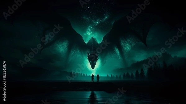 Fototapeta Celestial Dragon Encounter