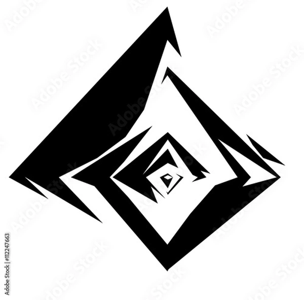 Fototapeta Hypnotic Fascinating Abstract Image.Vector Illustration.