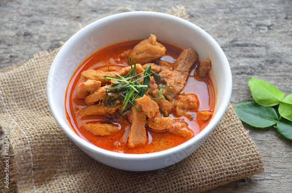 Obraz Pork panang curry 