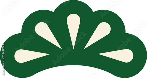 Obraz 濃い緑色の松素材