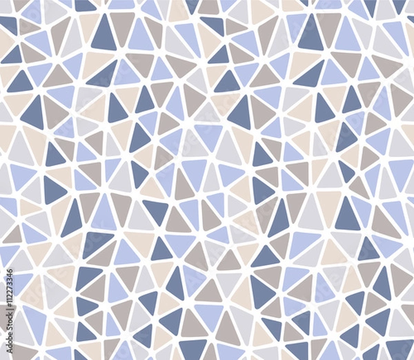 Obraz Soft edges triangles ligth stone colors repeat pattern