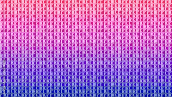 Obraz Irregular prisms pink purple blue gradient three dimensional effect using color intensity