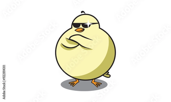 Fototapeta Bird Character Pose