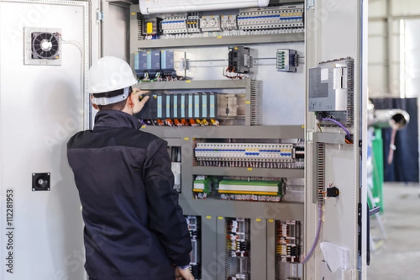 Obraz Przemysłowy panel sterowania