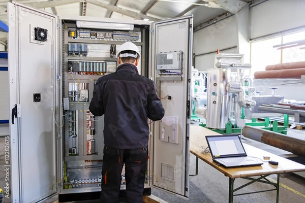 Obraz Przemysłowy panel sterowania