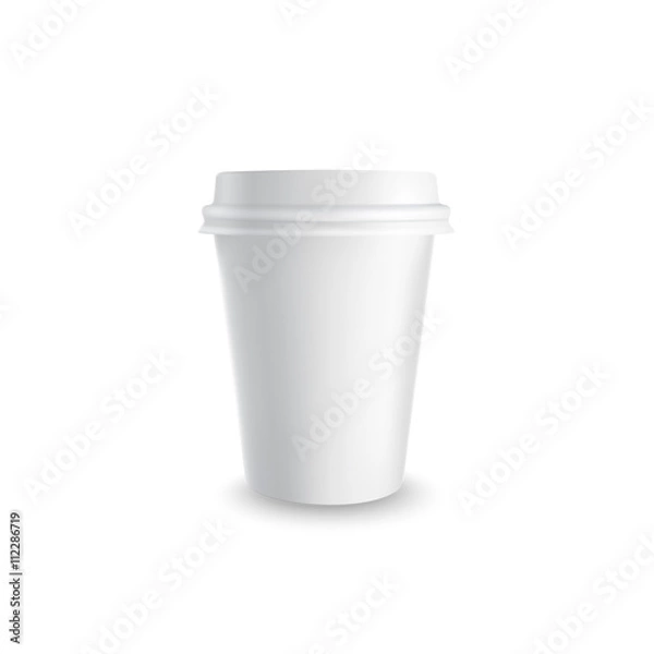 Obraz Paper coffee cup.