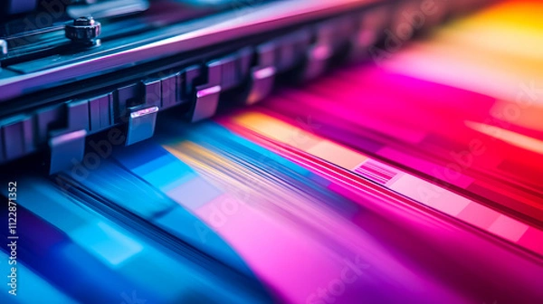 Obraz Color management in print production processes.