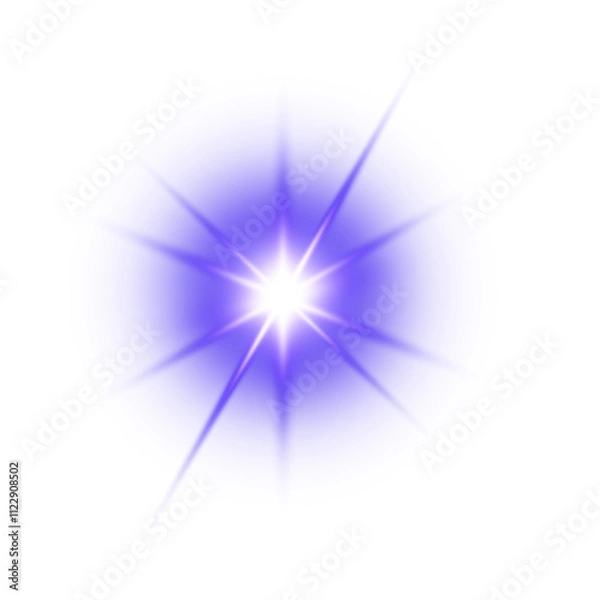 Obraz Sun Light Overlay. Sun rays overlay. Sun rays light isolated on black background, overlay design. optics special lens light effect. abstract lens flare light over black background