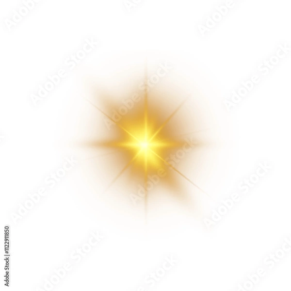 Obraz Sun Light Overlay. Sun rays overlay. Sun rays light isolated on black background, overlay design. optics special lens light effect. abstract lens flare light over black background
