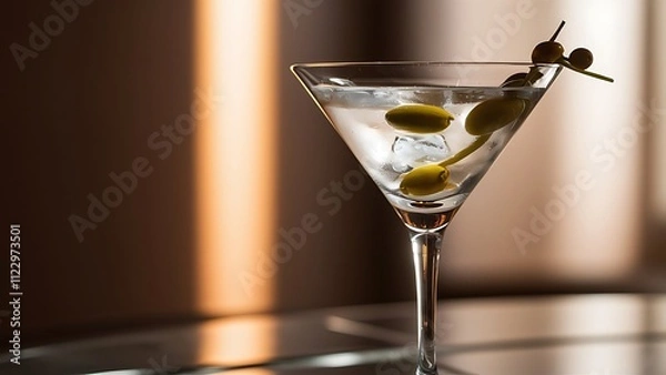 Obraz Glass with martini
