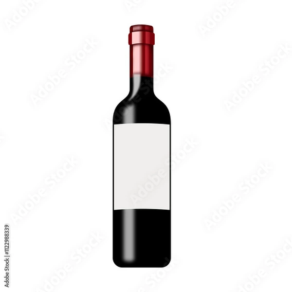 Obraz Bouteille de Vin rouge