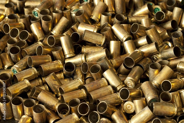 Fototapeta Empty bullets