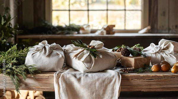 Obraz buddha statue in temple