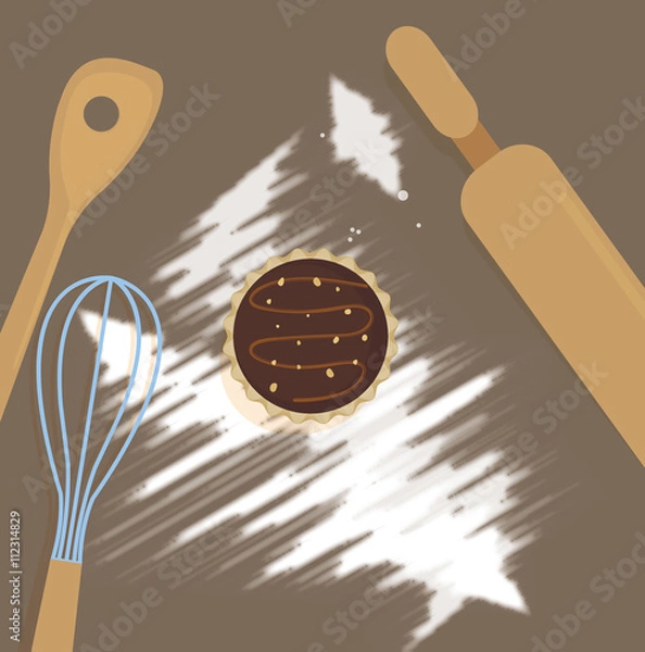 Fototapeta Backen - Muffin Vektor