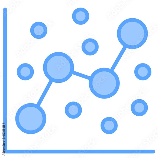 Obraz Regression Icon