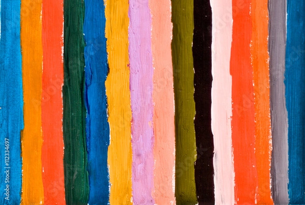 Fototapeta Ręcznie malowane paski