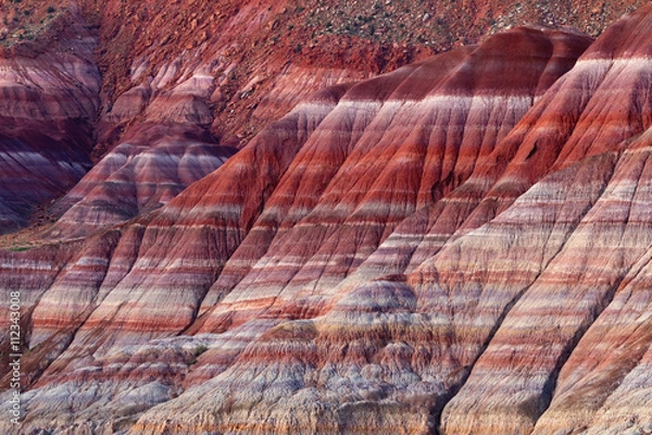 Fototapeta Kolorowe góry w dolinie rzeki Paria, pomnik narodowy Grand Staircase-Escalante, Utah