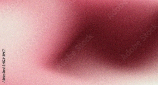 Fototapeta Rough dark pink  blank abstract background. Gradient dark pink grains for your product backdrop design.
