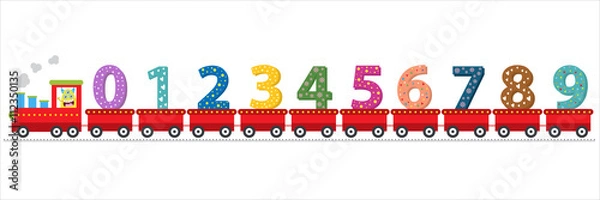 Obraz Cute monster decoration