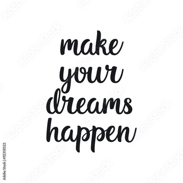 Obraz Hand drawn lettering poster.