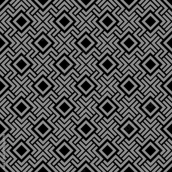 Fototapeta Geometric seamless pattern in Celtic style