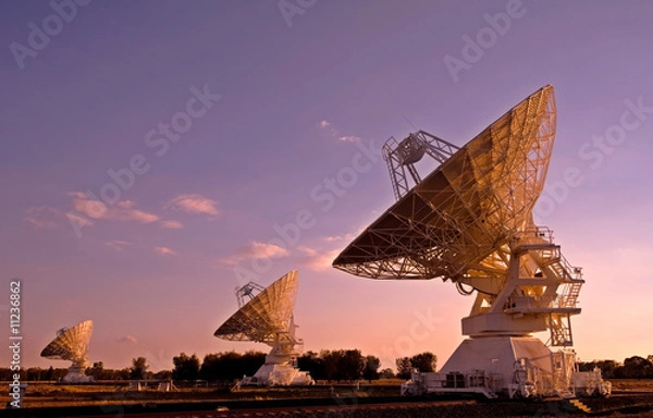 Fototapeta Three Compact Array Telescopes