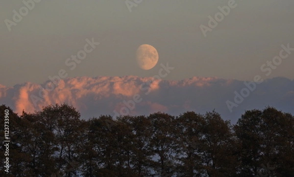 Obraz wschód księżyca