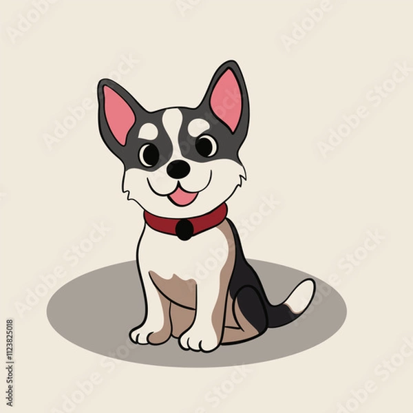 Obraz dog vector illustration element design