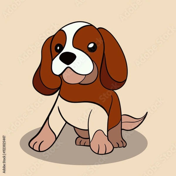 Obraz dog vector illustration element design