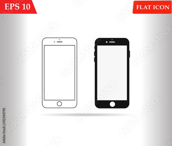 Obraz smartphone icon,vector illustration