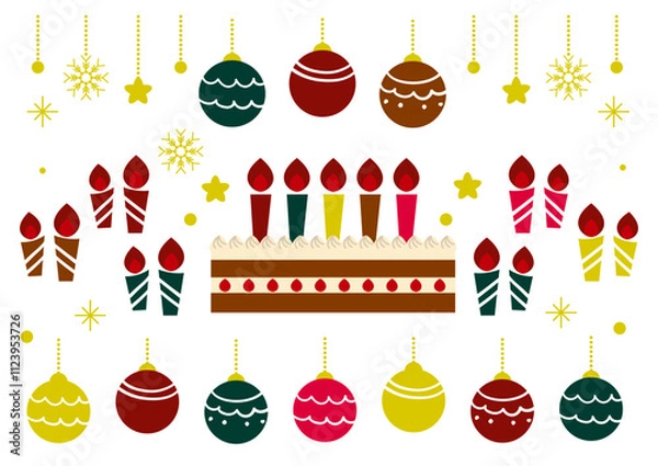 Fototapeta クリスマス飾り