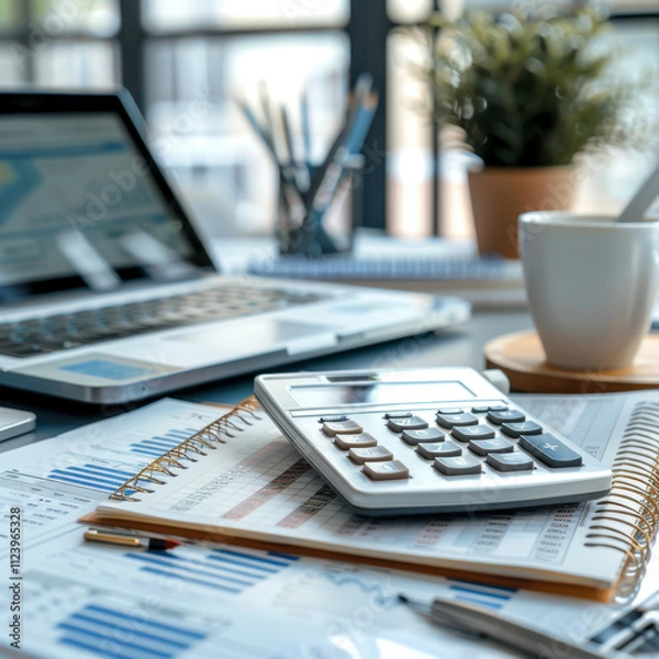 Obraz accountant might use in their daily work, modern office environment