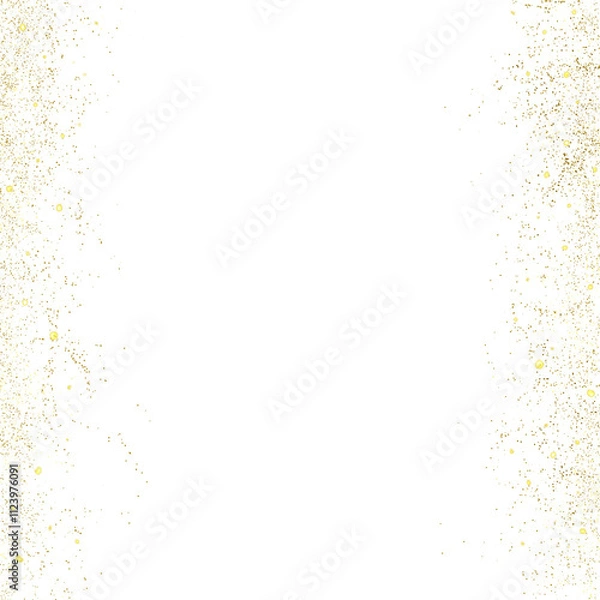 Obraz Gold Glitter Border 
