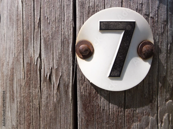 Obraz rustykalna siódemka