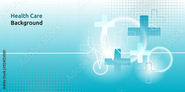 Fototapeta healthcare and medical science elegant background