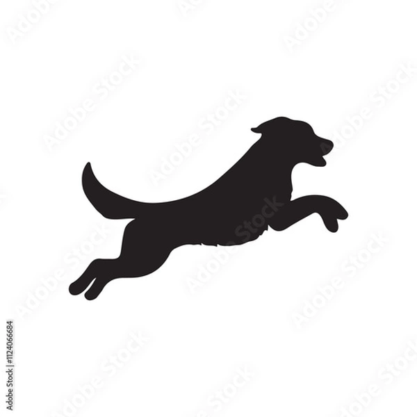 Obraz silhouette of a dog