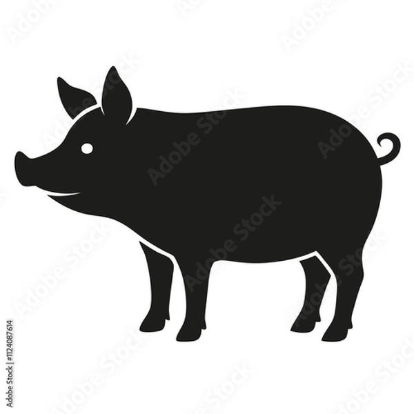 Obraz illustration of a pig