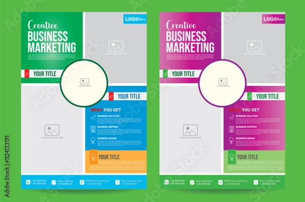 Obraz Business flayer Design vector template 