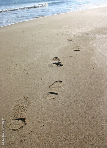 Obraz Spuren im sand