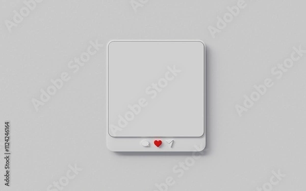 Fototapeta Social media post mockup