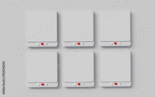 Fototapeta Social media post mockup