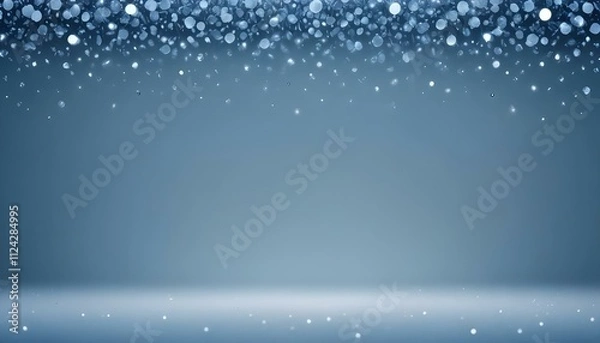 Fototapeta Clear Plain Shiny Warm Soft Vintage Bokeh Cloudy Wave Like Geometric Blue Background or Texture