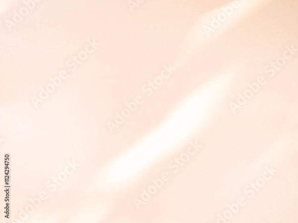 Fototapeta Beige background pink greadation flower peach nude color gradient pastel abstract shadow pattern blur marble, mockup aesthetic wallapaper valentine sele presentation card overlay summer backdrop.