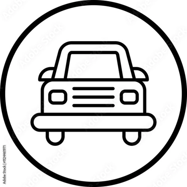 Obraz Car icon style